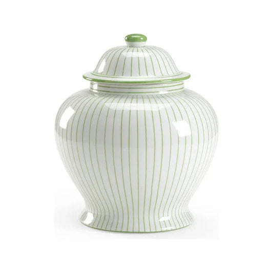 Castle Hand Decorated Porcelain Urn - LOOMLAN - Chelsea House - Vases & Jars