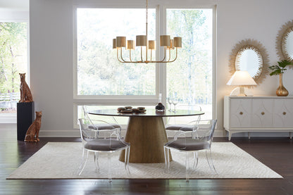 Castle Yard Metal Golden Chandelier