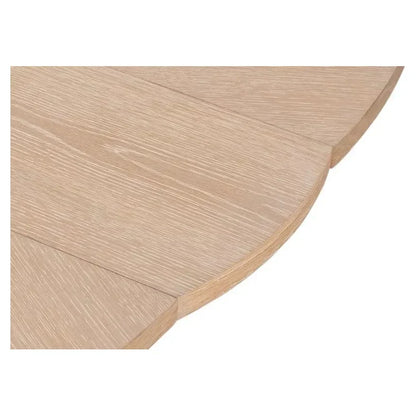 Casual Jupe Extendable Round Dining Table-Dining Tables-Sarreid-LOOMLAN