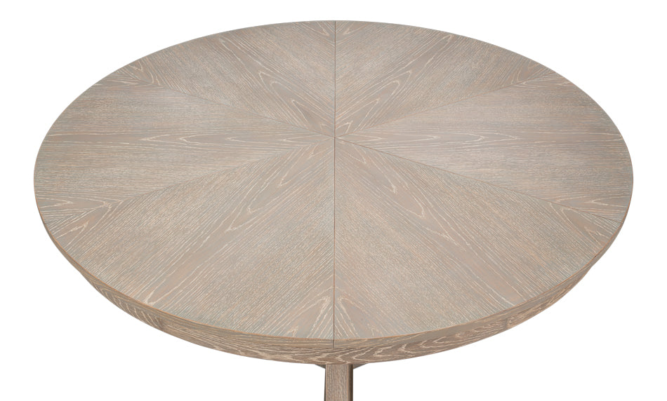 Casual Jupe Extendable Wooden Dining Table-Dining Tables-Sarreid-LOOMLAN