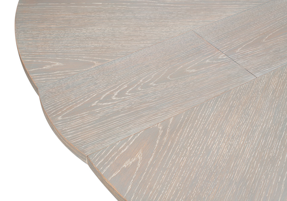 Casual Jupe Extendable Wooden Dining Table-Dining Tables-Sarreid-LOOMLAN