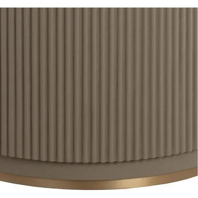 Cataldi Dining Table 59" Marble Gold Trim-Dining Tables-SUNPAN-LOOMLAN