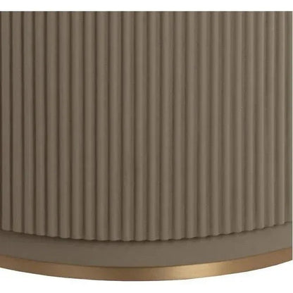 Cataldi Dining Table 59" Marble Gold Trim-Dining Tables-SUNPAN-LOOMLAN