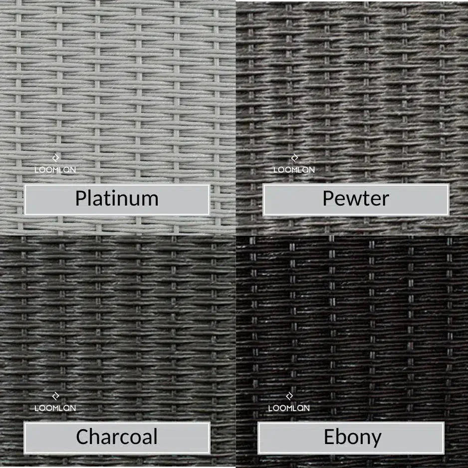 Catalina Sectional Component All Weather Wicker & Teak-Outdoor Modulars-Lloyd Flanders-LOOMLAN