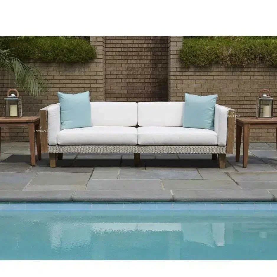 Catalina Sofa All Weather Wicker & Teak Furniture - LOOMLAN - Lloyd Flanders - Outdoor Sofas & Loveseats
