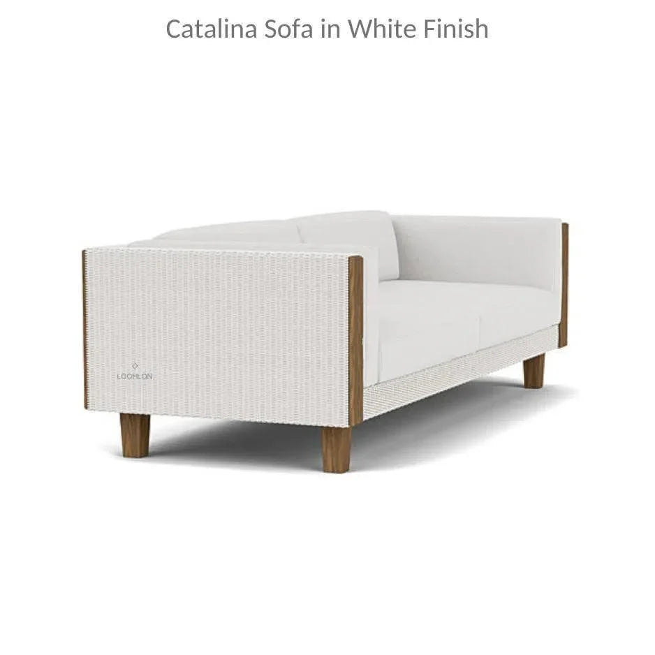 Catalina Sofa All Weather Wicker & Teak Furniture - LOOMLAN - Lloyd Flanders - Outdoor Sofas & Loveseats