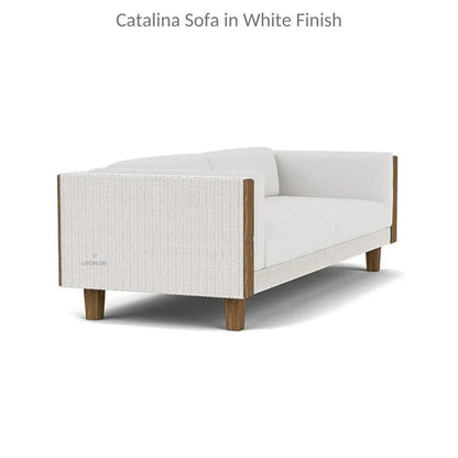 Catalina Sofa All Weather Wicker & Teak Furniture - LOOMLAN - Lloyd Flanders - Outdoor Sofas & Loveseats