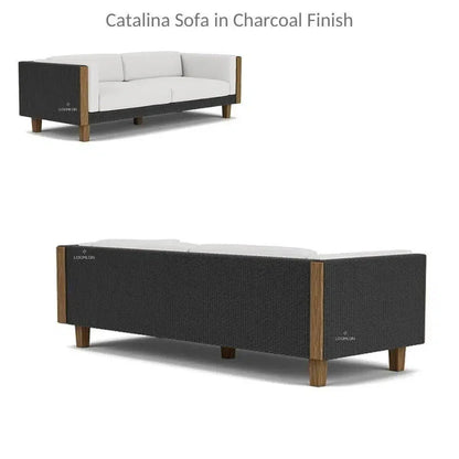Catalina Sofa All Weather Wicker & Teak Furniture - LOOMLAN - Lloyd Flanders - Outdoor Sofas & Loveseats