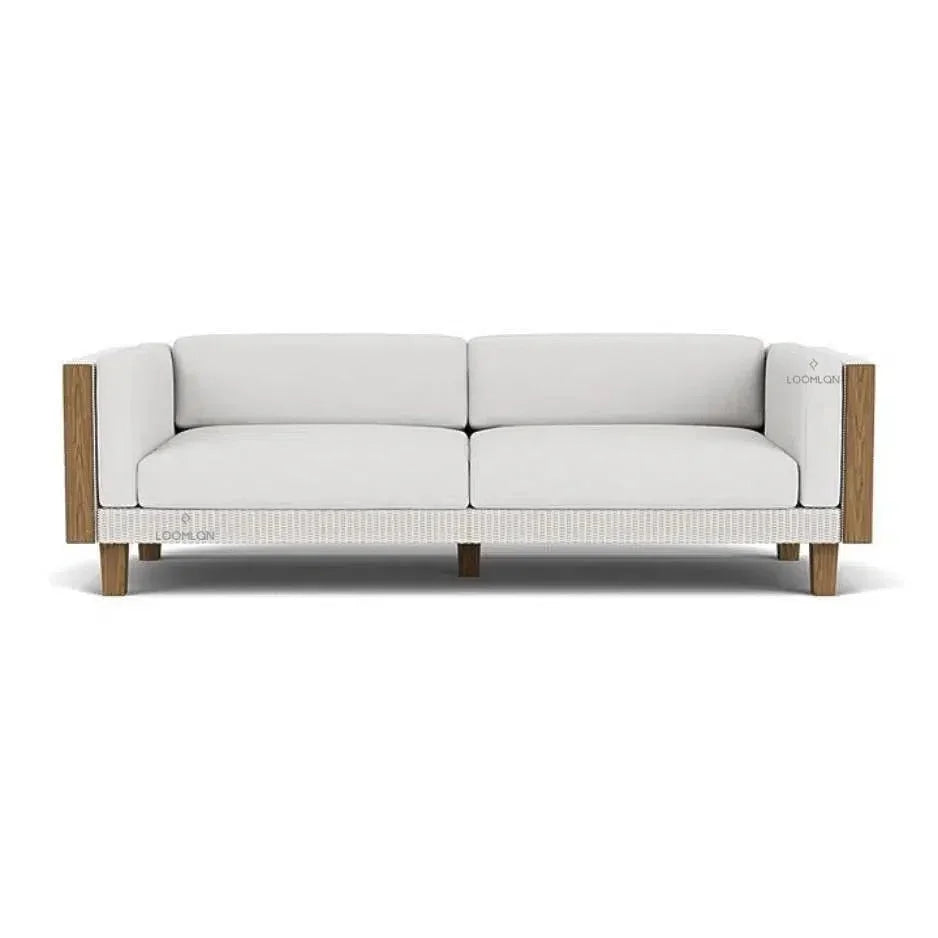 Catalina Sofa All Weather Wicker & Teak Furniture - LOOMLAN - Lloyd Flanders - Outdoor Sofas & Loveseats
