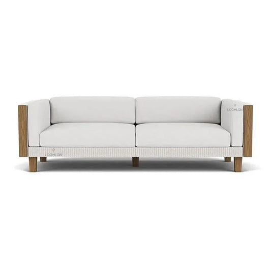 Catalina Sofa All Weather Wicker & Teak Furniture - LOOMLAN - Lloyd Flanders - Outdoor Sofas & Loveseats