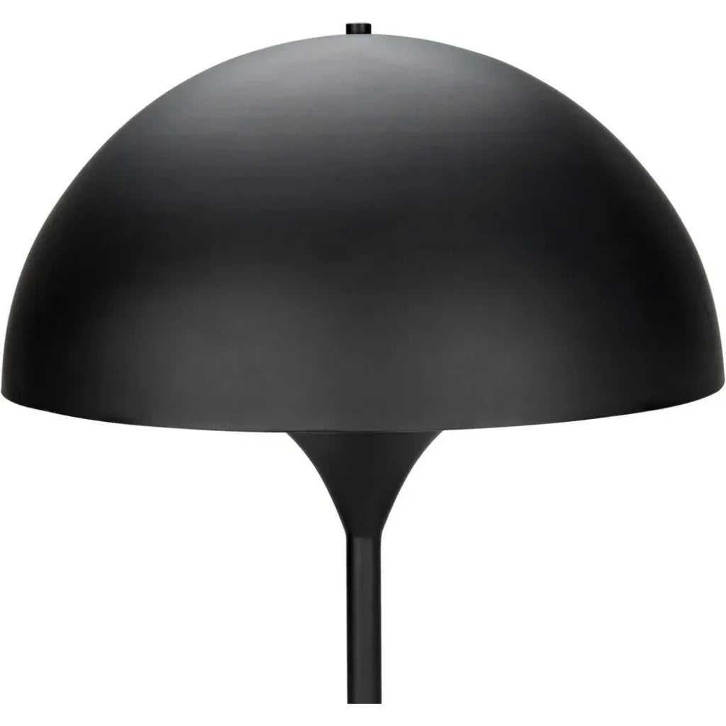 Cataracta Floor Lamp, Black Steel-Floor Lamps-Noir-LOOMLAN