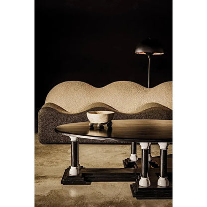 Cataracta Floor Lamp, Black Steel-Floor Lamps-Noir-LOOMLAN