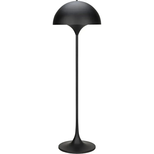 Cataracta Floor Lamp, Black Steel-Floor Lamps-Noir-LOOMLAN