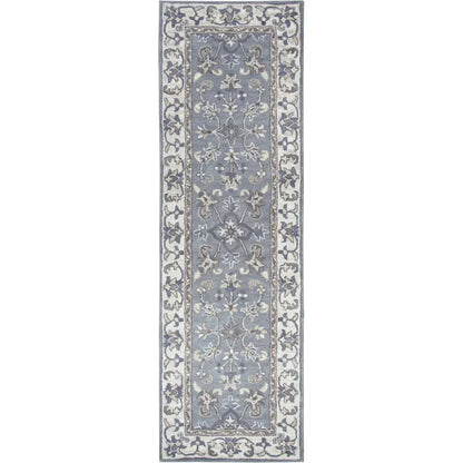 Cati Gray Round Area Rugs For Dining Room - LOOMLAN - LOOMLAN - Area Rugs