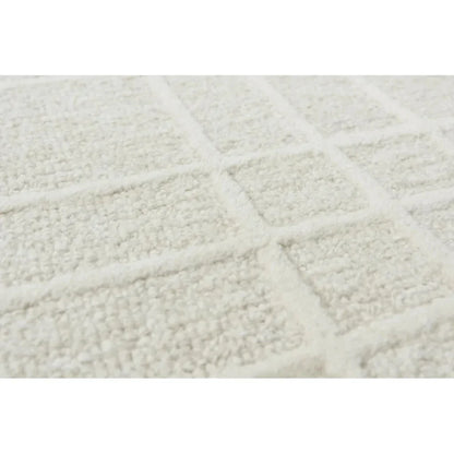 Cawe Wool Ivory Hallway Kitchen Runner Rug - LOOMLAN - LOOMLAN - Area Rugs