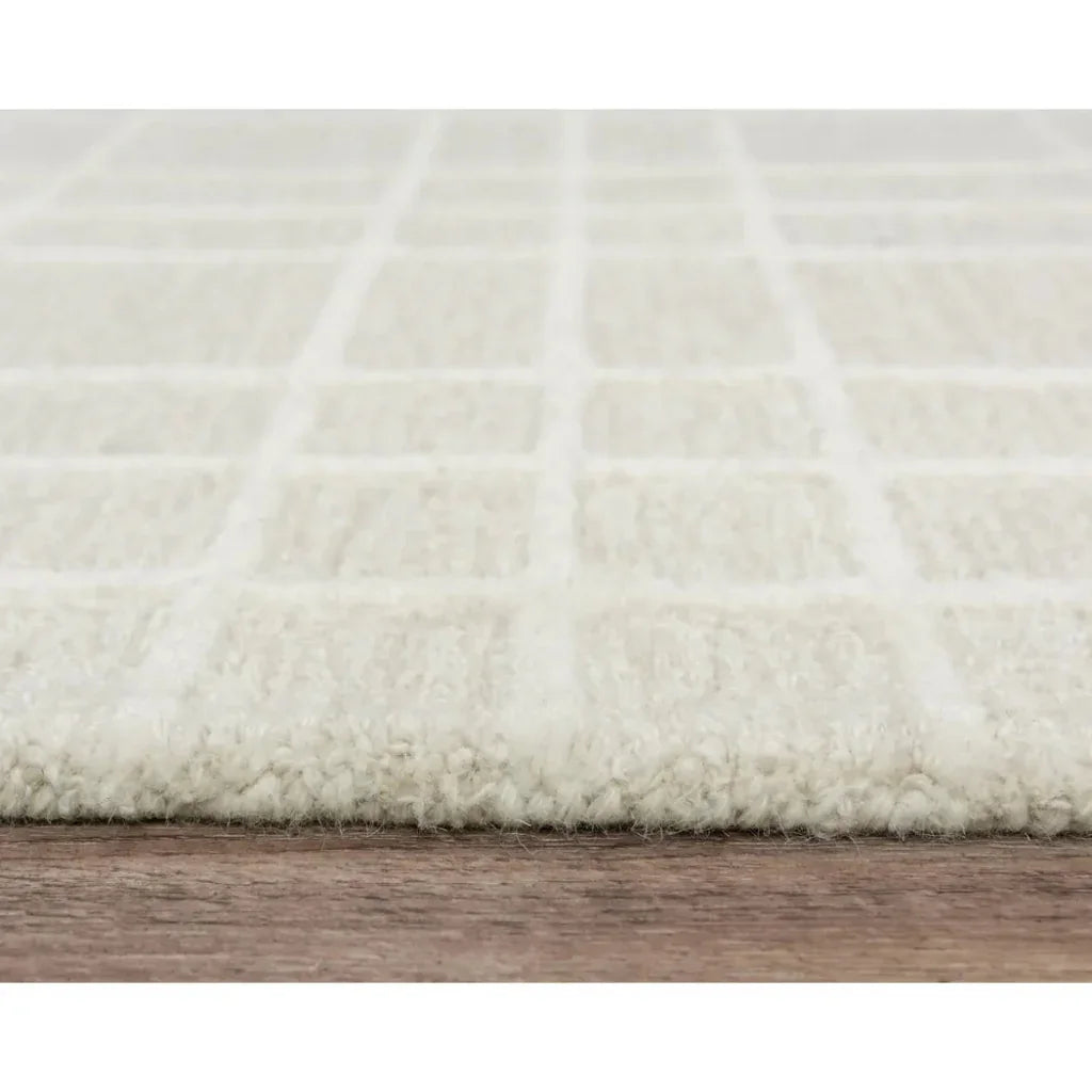 Cawe Wool Ivory Hallway Kitchen Runner Rug - LOOMLAN - LOOMLAN - Area Rugs