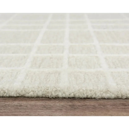 Cawe Wool Ivory Hallway Kitchen Runner Rug - LOOMLAN - LOOMLAN - Area Rugs