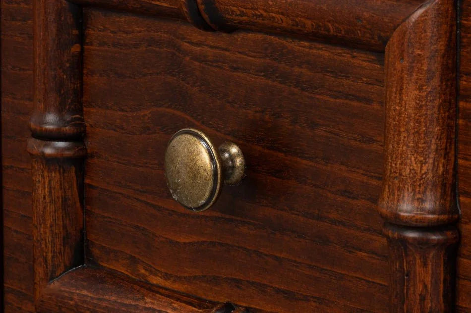 Cayman Wooden Brown Commode Chest - LOOMLAN - Sarreid - Chests
