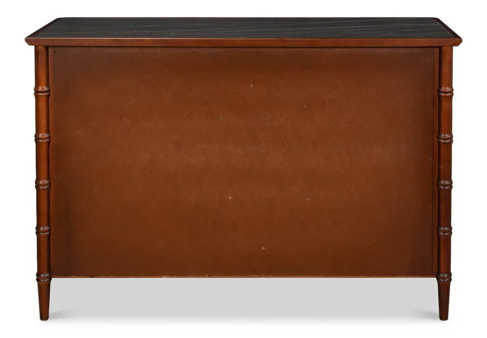 Cayman Wooden Brown Commode Chest - LOOMLAN - Sarreid - Chests