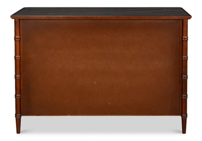 Cayman Wooden Brown Commode Chest - LOOMLAN - Sarreid - Chests