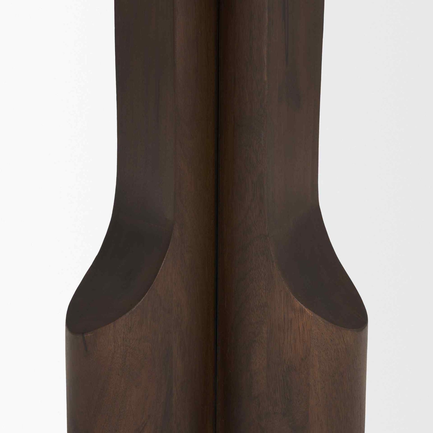 Cayson Wooden Sculptural Accent Table