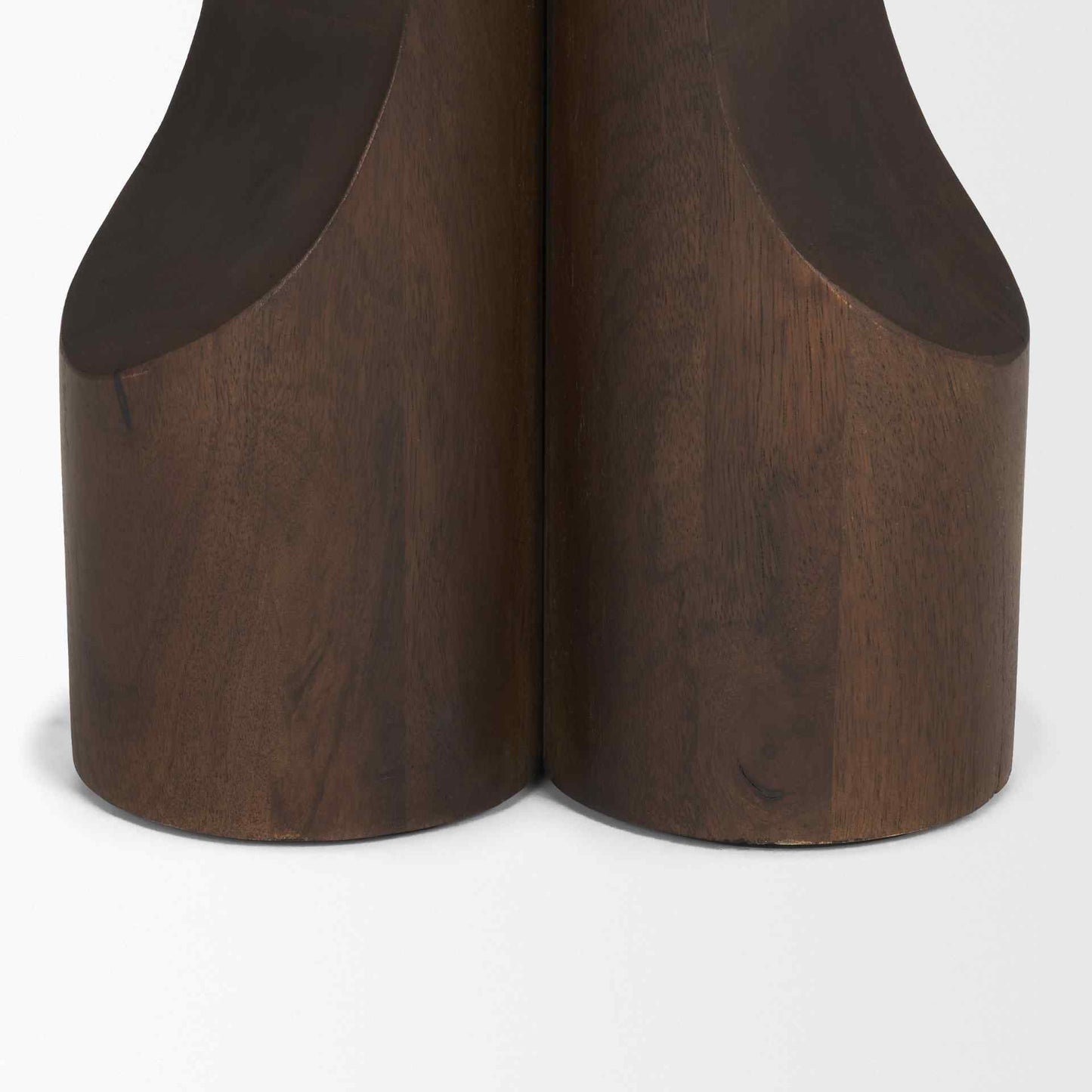 Cayson Wooden Sculptural Accent Table