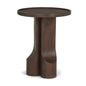 Cayson Wooden Sculptural Accent Table