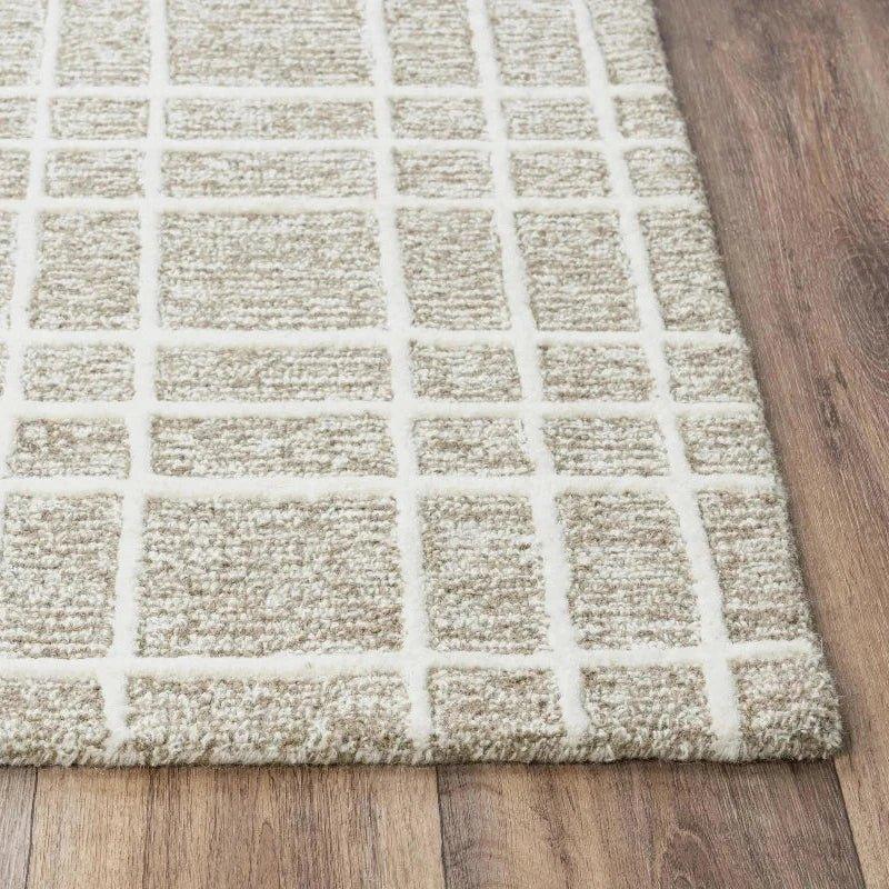 Ceca Wool Brown Hallway Kitchen Runner Rug - LOOMLAN - LOOMLAN - Area Rugs