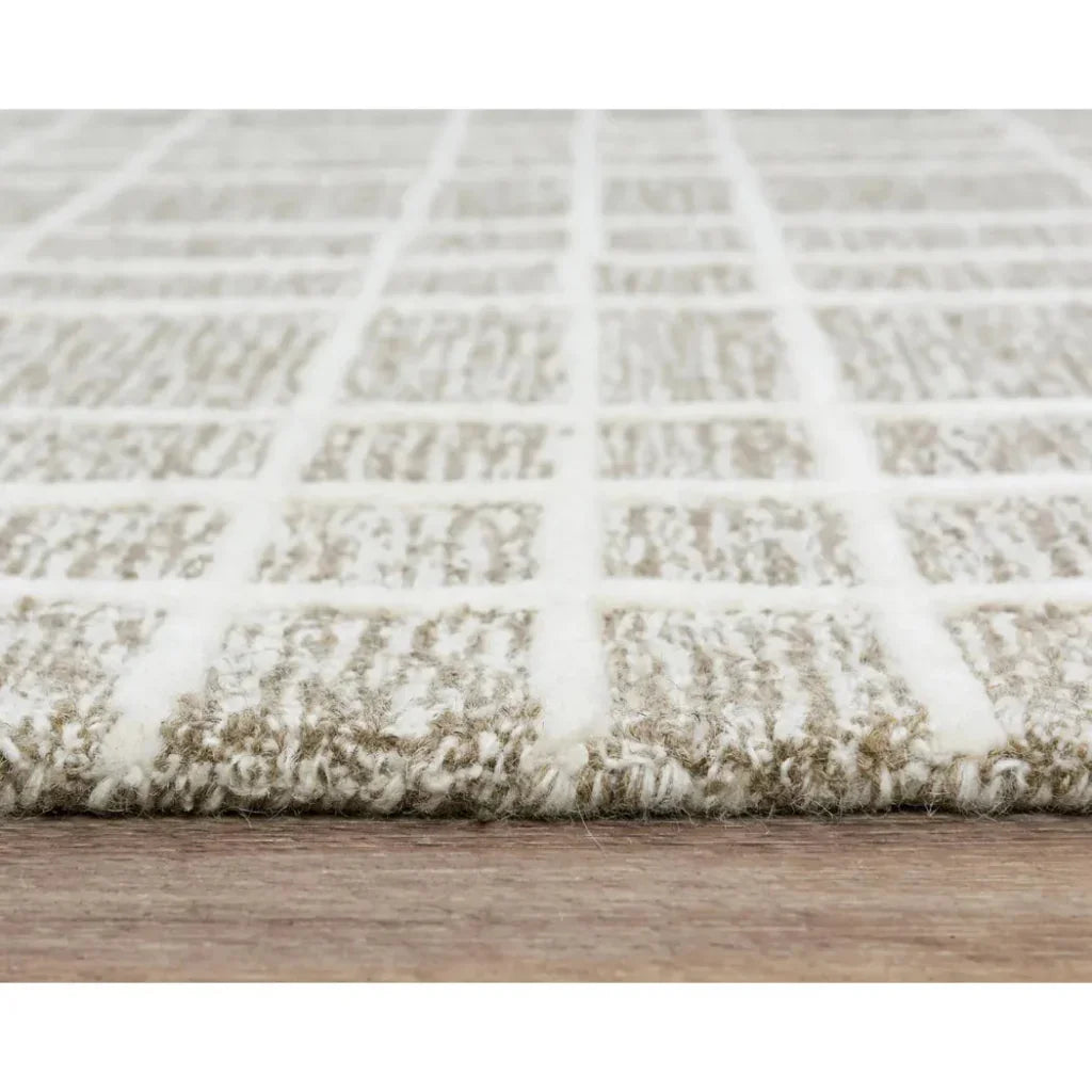 Ceca Wool Brown Hallway Kitchen Runner Rug - LOOMLAN - LOOMLAN - Area Rugs