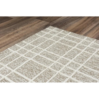 Ceca Wool Brown Hallway Kitchen Runner Rug - LOOMLAN - LOOMLAN - Area Rugs