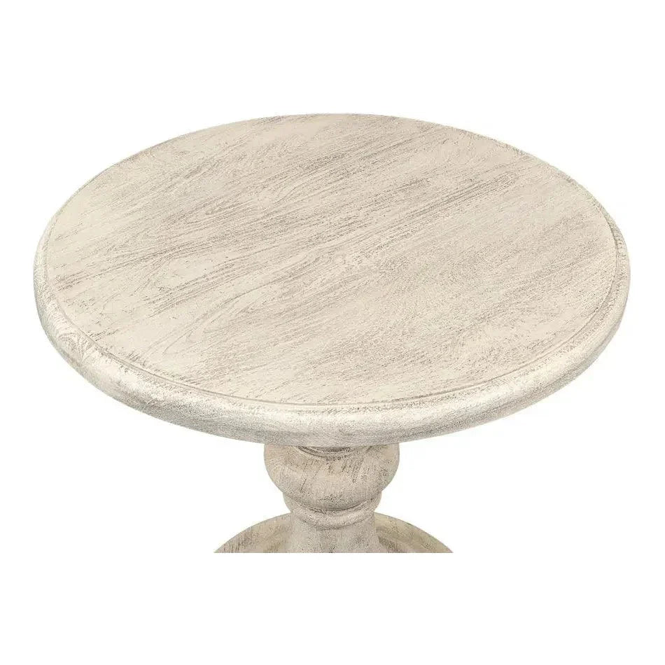 Cecelia Pedestal Table - LOOMLAN - Sarreid - Side Tables