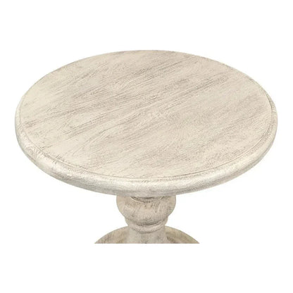 Cecelia Pedestal Table - LOOMLAN - Sarreid - Side Tables