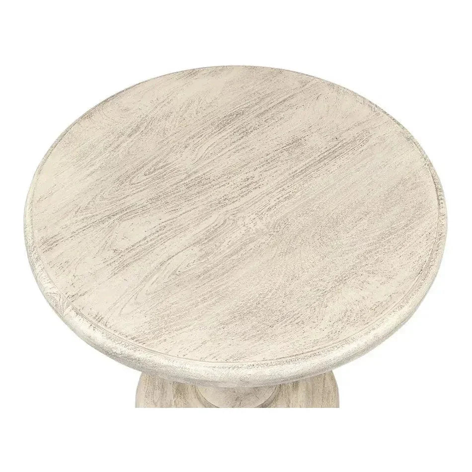 Cecelia Pedestal Table - LOOMLAN - Sarreid - Side Tables