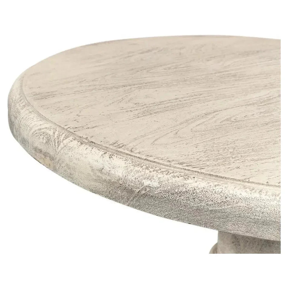 Cecelia Pedestal Table - LOOMLAN - Sarreid - Side Tables