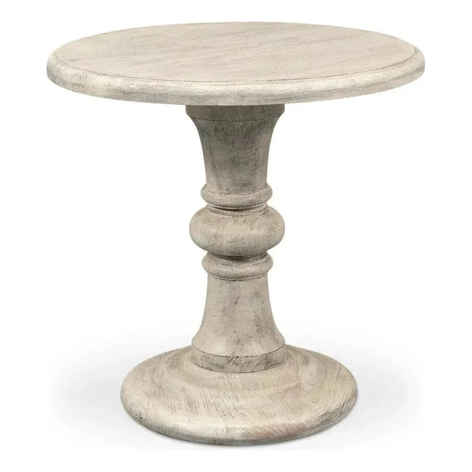 Cecelia Pedestal Table - LOOMLAN - Sarreid - Side Tables