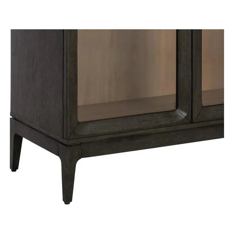 Cecilia Display Cabinet Mid - Century Glass Doors - LOOMLAN - SUNPAN - Buffets & Curios