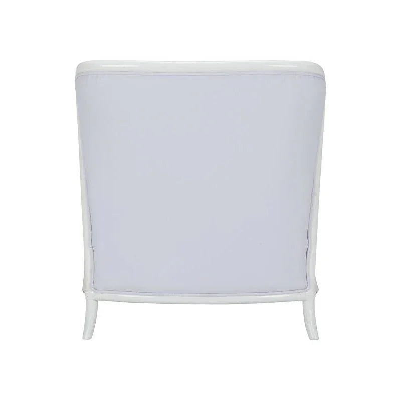Cefalu Honeycomb Pattern White Lounge Chair - LOOMLAN - Wildwood - Accent Chairs