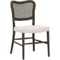 Cela Fabric Armless Dining Chair 2PC - LOOMLAN - Essentials For Living - Dining Chairs