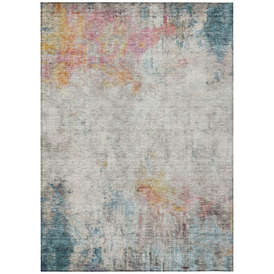 Celera Teal Washable Indoor - Outdoor Rug - LOOMLAN - LOOMLAN Rugs - Outdoor Rugs