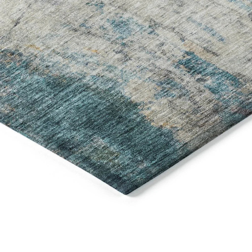 Celera Teal Washable Indoor - Outdoor Rug - LOOMLAN - LOOMLAN Rugs - Outdoor Rugs
