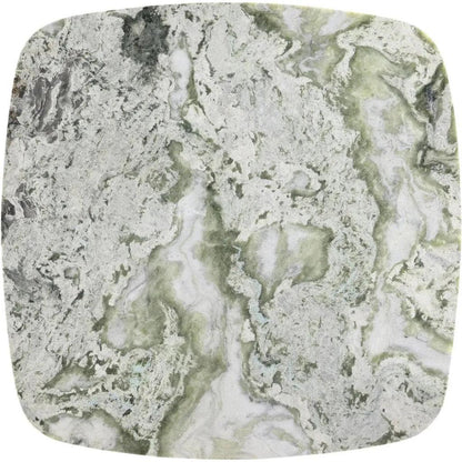 Celeste Green Marble & Iron Square Cafe Table - LOOMLAN - Moe's Home - Coffee Tables