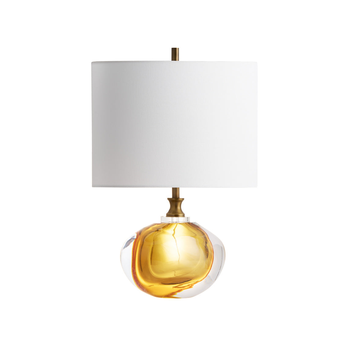 Celestial Brown Glass Table Lamp