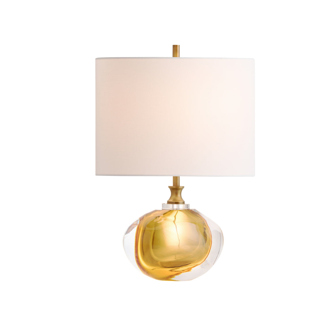 Celestial Brown Glass Table Lamp