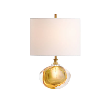 Celestial Brown Glass Table Lamp