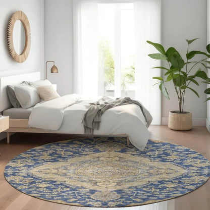 Celia Blue Washable Indoor - Outdoor Rug - LOOMLAN - LOOMLAN Rugs - Outdoor Rugs