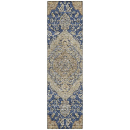 Celia Blue Washable Indoor - Outdoor Rug - LOOMLAN - LOOMLAN Rugs - Outdoor Rugs