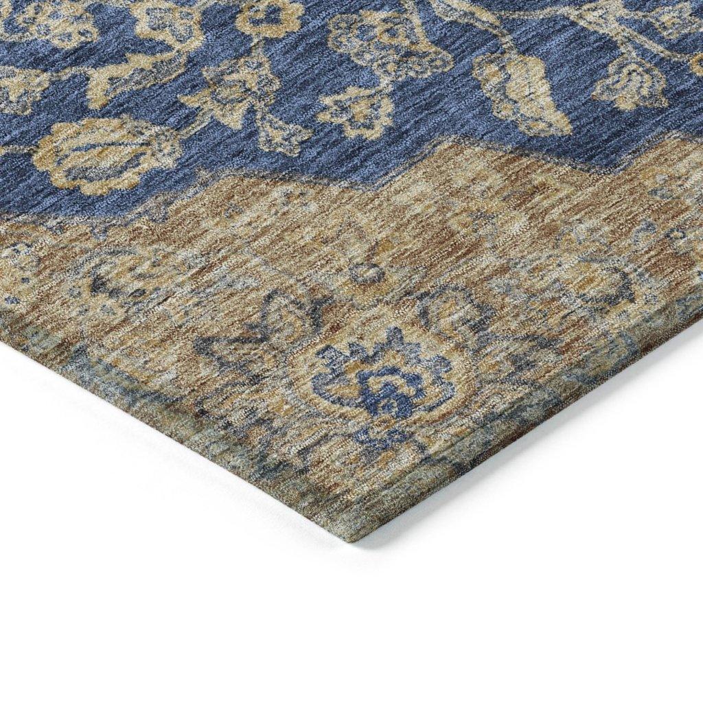 Celia Blue Washable Indoor - Outdoor Rug - LOOMLAN - LOOMLAN Rugs - Outdoor Rugs