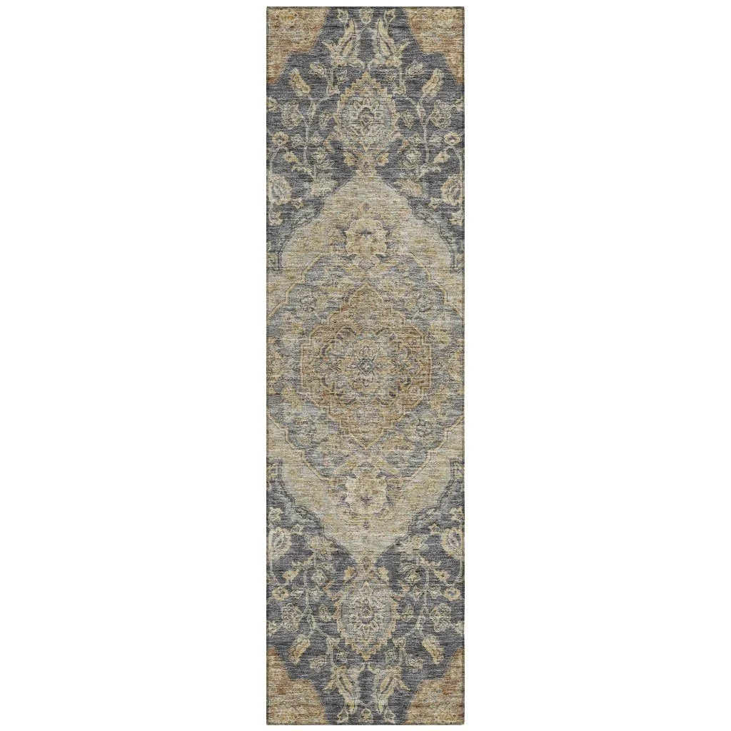 Celia Gray Washable Indoor - Outdoor Rug - LOOMLAN - LOOMLAN Rugs - Outdoor Rugs