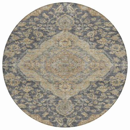 Celia Gray Washable Indoor - Outdoor Rug - LOOMLAN - LOOMLAN Rugs - Outdoor Rugs