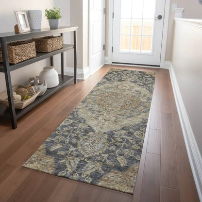Celia Gray Washable Indoor - Outdoor Rug - LOOMLAN - LOOMLAN Rugs - Outdoor Rugs